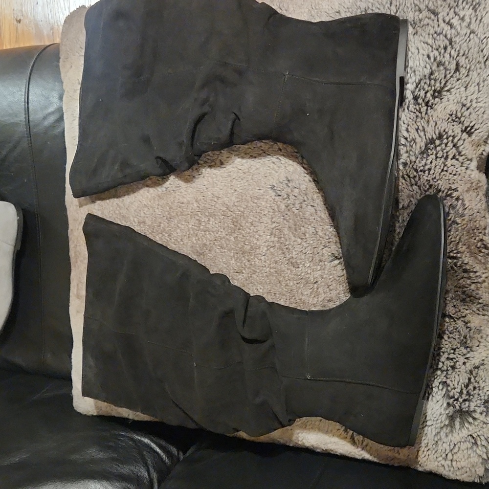 Womens tall black boots size 9.5 Justfab